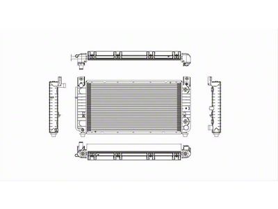 Replacement Radiator Assembly (07-10 6.0L Sierra 2500 HD)