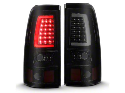 Raxiom Axial Series LED Tail Lights; Black Housing; Smoked Lens (03-06 Silverado 1500)