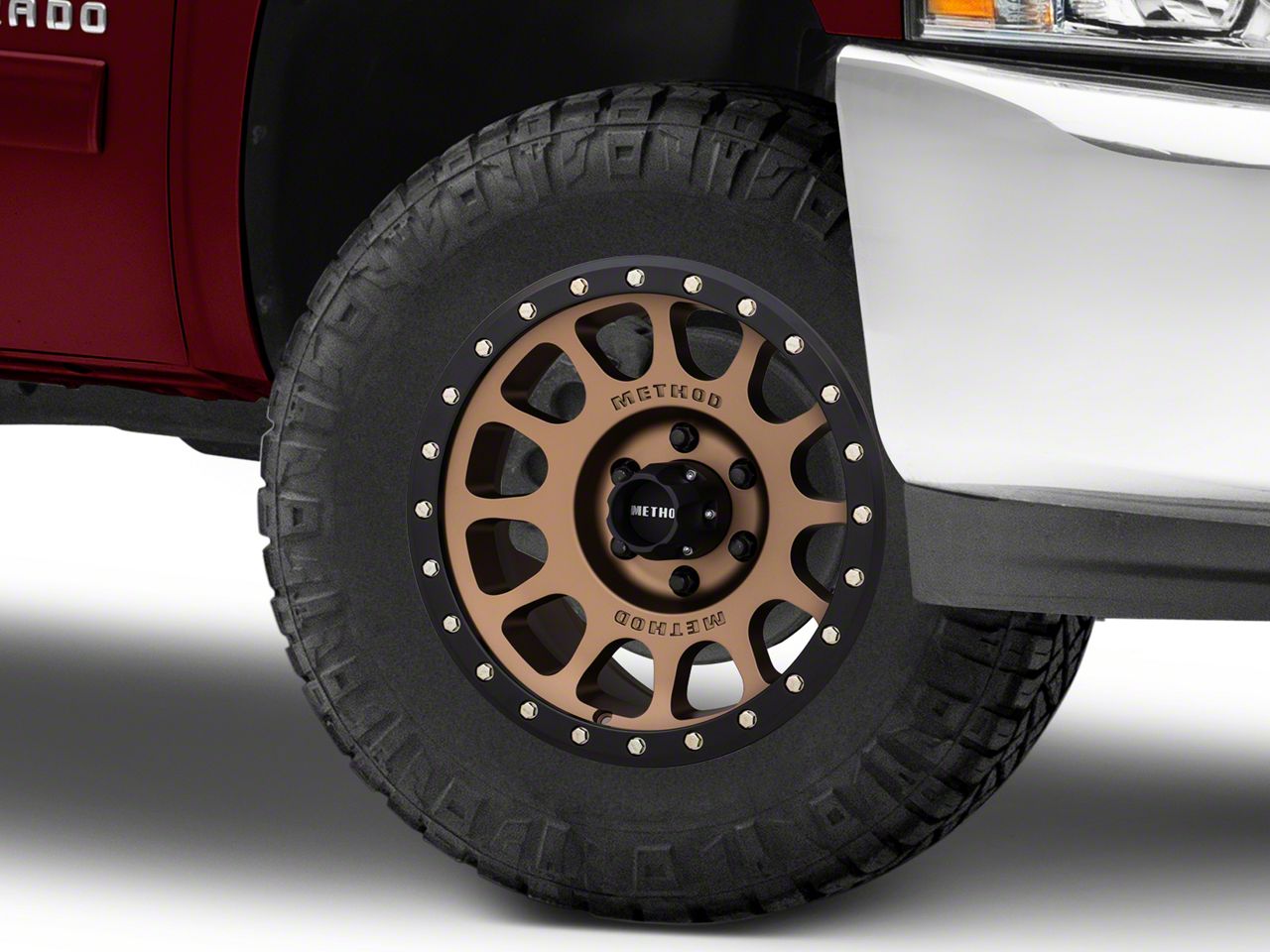 Method Race Wheels Silverado 1500 MR305 NV Bronze 6-Lug Wheel; 17x8.5 ...