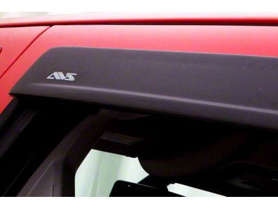 Low Profile Ventvisor Window Deflectors; Front and Rear; Matte Black (19-23 Sierra 1500 Double Cab)