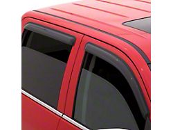 Ventvisor Window Deflectors; Front and Rear; Dark Smoke (19-23 Silverado 1500 Double Cab)