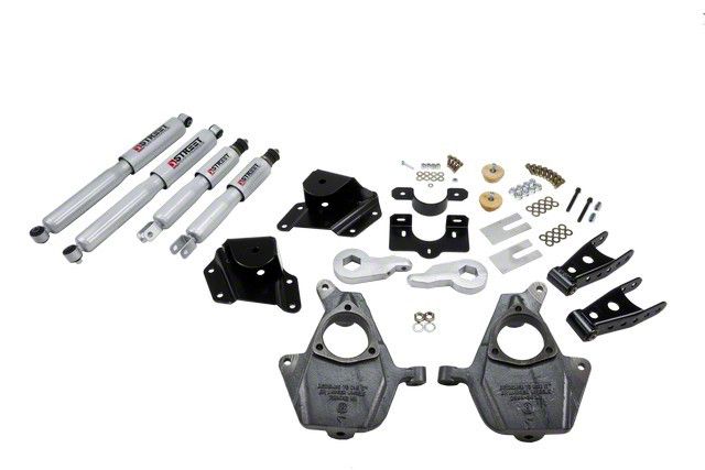 Belltech Silverado 1500 Lowering Kit With Street Performance Shocks 3 To 4 Inch Front 4 Inch 0814