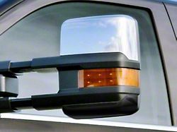 Towing Mirror Covers; Chrome (14-18 Silverado 1500)