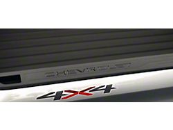 CHEVROLET Bed Rail Letter Inserts; Domend Carbon Fiber (19-23 Silverado 1500)