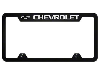 Chevrolet Laser Etched License Plate Frame (Universal; Some Adaptation May Be Required)