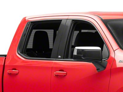 Putco Black Platinum Pillar Posts (19-23 Silverado 1500 Double Cab, Crew Cab)