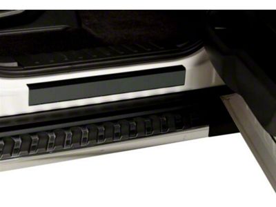 Putco Black Platinum Door Sills (20-23 Silverado 3500 HD Regular Cab, Double Cab)