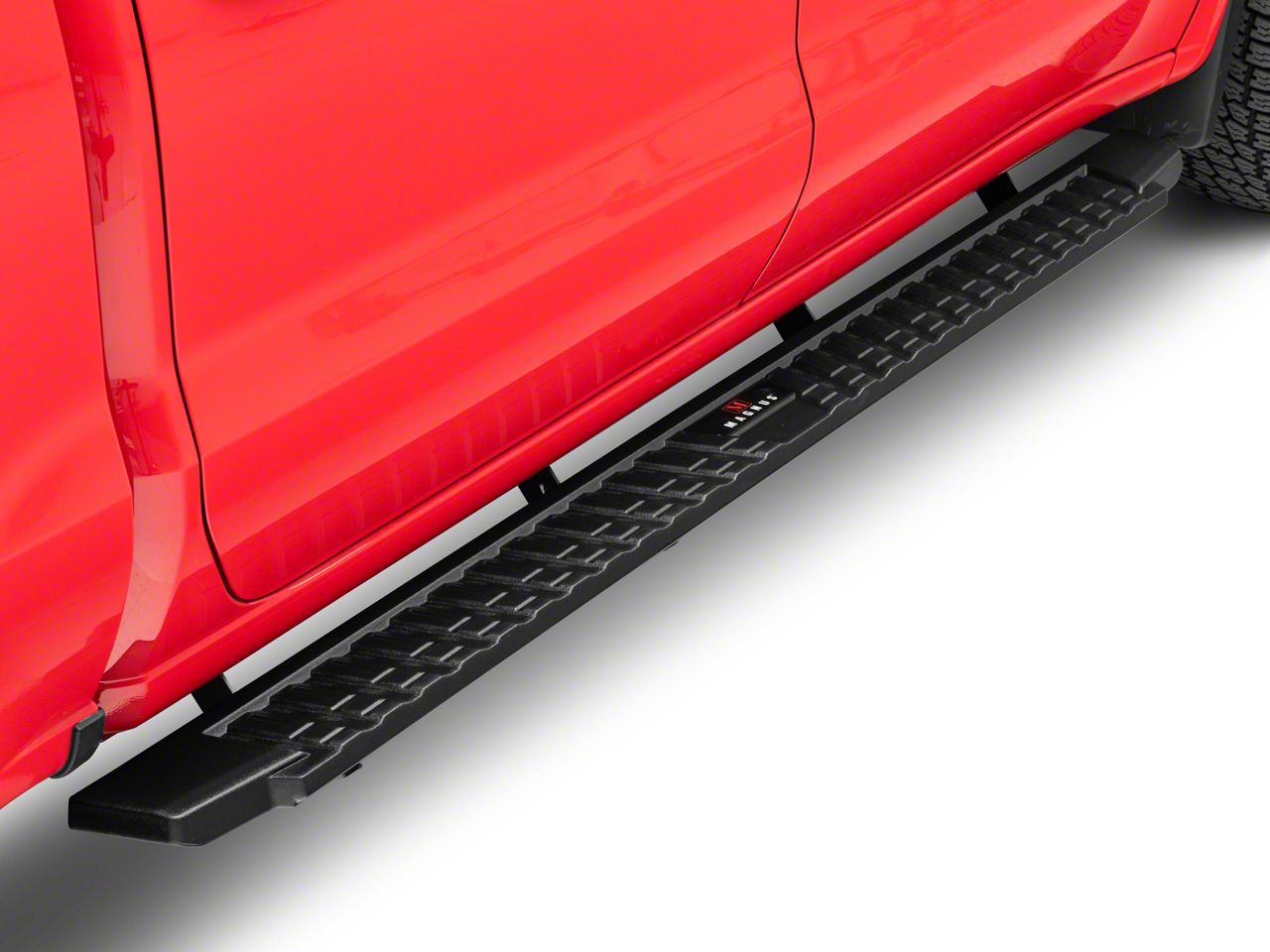 T-Style Running Boards; Black (20-23 Sierra 2500 HD Crew Cab)