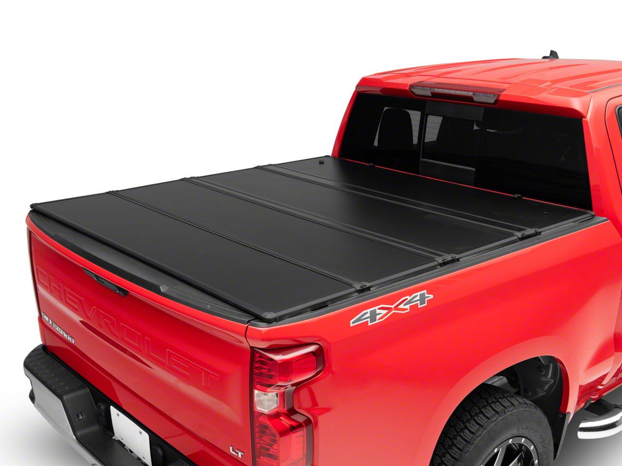 Proven Ground Silverado 1500 Aluminum Quad-fold Hard Tonneau Cover 