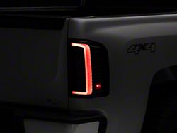 G5 LED Tail Lights; Black Housing; Clear Lens (07-13 Silverado 1500)
