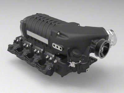 Whipple W185RF 3.0L Intercooled Supercharger Competition Kit; Black (19-21 5.3L Sierra 1500)