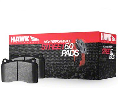 Hawk Performance HPS 5.0 Brake Pads; Rear Pair (07-15 Silverado 1500 w/ Rear Disc Brakes)