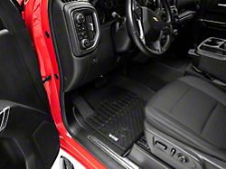 Proven Ground Precision Molded Front and Rear Floor Liners; Black (19-23 Silverado 1500 Crew Cab w/o Rear Seat Storage)