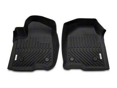 Proven Ground Precision Molded Front and Rear Floor Liners; Black (19-23 Silverado 1500 Crew Cab w/ Rear Seat Storage)