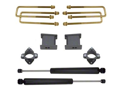 Max Trac 2-Inch Front / 4-Inch Rear Suspension Lift Kit with Shocks (16-18 2WD Silverado 1500)