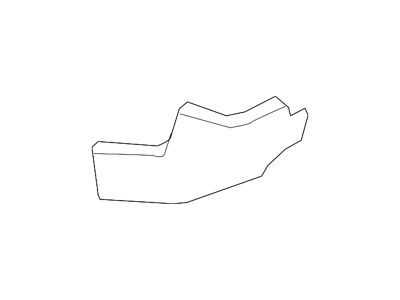 GM Fender Insert; Front Right (15-19 Silverado 3500 HD)