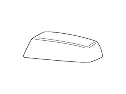GM Door Mirror Cover; Right; Textured (14-18 Sierra 1500)