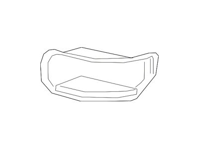 GM Bumper Insert; Rear Left; Corner Step Housing (19-23 Silverado 1500)