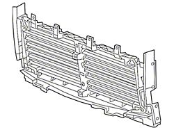 GM Grille Air Intake; Active Shutter Assembly (19-23 4.3L, 5.3L, 6.2L Silverado 1500)