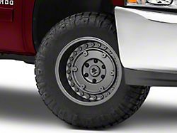 Mammoth Militant Charcoal Wheel; 17x9.5; -18mm Offset (07-13 Silverado 1500)