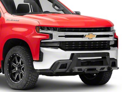 Barricade HD Stubby Front Bumper with Winch Mount (19-21 Silverado 1500)