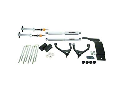 Belltech Suspension Lift Kit; Front and Rear (16-18 4WD Sierra 1500 Double Cab, Crew Cab, Excluding Denali)