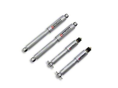 Belltech Street Performance Front and Rear Shocks for 2 to 5-Inch Front / 2 to 4-Inch Rear Drop (99-06 2WD Silverado 1500)