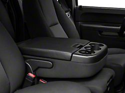 RedRock Replacement Leather Center Console Cover Only; Black (07-13 Silverado 1500)