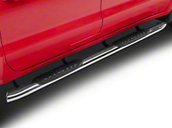 Rough Country Oval Nerf Side Step Bars; Stainless Steel (20-23 Silverado 2500 HD Crew Cab)