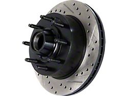 StopTech Sportstop Cryo Drilled and Slotted 6-Lug Rotor; Front Passenger Side (05-18 Silverado 1500)