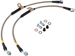 StopTech Stainless Steel Braided Brake Line Kit; Front (07-18 Silverado 1500)