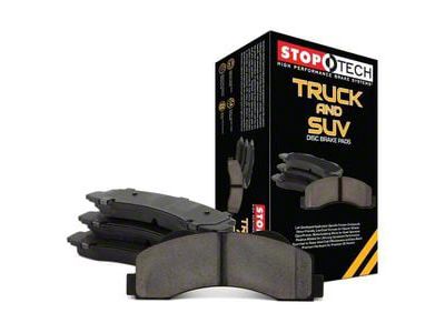 StopTech Truck and SUV Semi-Metallic Brake Pads; Front Pair (07-18 Silverado 1500)