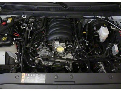 HPS Silicone Radiator Coolant Hose Kit; Black (14-18 V8 Sierra 1500)