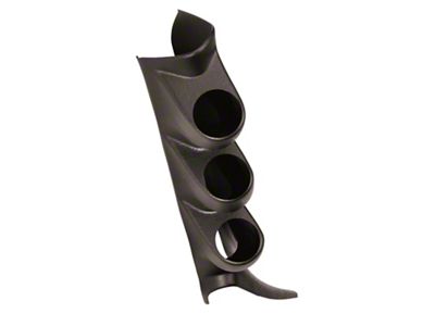 Auto Meter Full A-Pillar Gauge Pod; Triple 2-1/16 Inch (99-06 Sierra 1500)