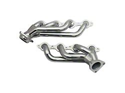 JBA 1-5/8-Inch Shorty Headers; Silver Ceramic (07-13 6.0L Sierra 2500 HD)