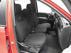 Rough Country Neoprene Front and Rear Seat Covers; Black (19-23 Silverado 1500 Crew Cab w/o Rear Seat Storage or Cup Holder)