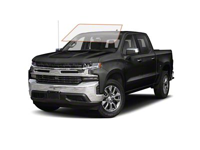 MotoShield Pro Front Windshield Tint; 75% (19-23 Silverado 1500 Crew Cab)