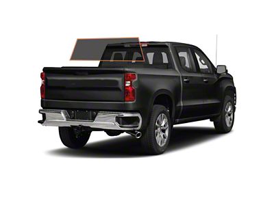 MotoShield Pro Solid Rear Windshield Tint; 15% (19-23 Silverado 1500 Crew Cab)