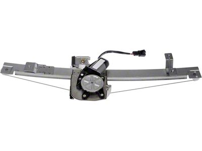 Power Window Motor and Regulator Assembly; Rear Driver Side (07-13 Silverado 2500 HD Extended Cab)
