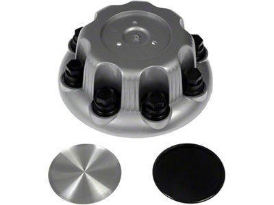 Wheel Center Cap; Gray (07-23 Silverado 3500 HD)