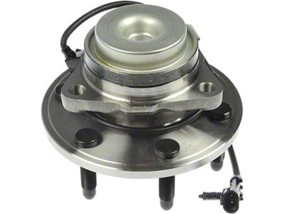 Wheel Hub and Bearing Assembly; Front (2004 2WD Sierra 1500 Extended Cab)