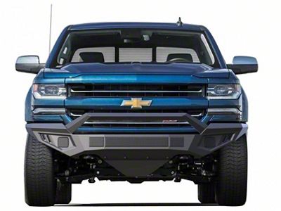 Armour II Heavy Duty Front Bumper with Bullnose and Skid Plate (16-18 Silverado 1500)