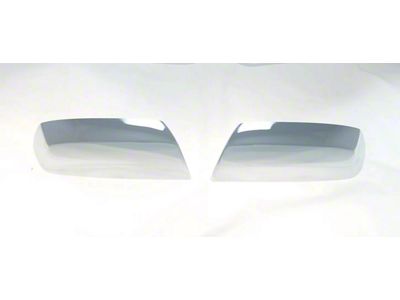 Upper Standard Mirror Covers; Chrome (14-18 Sierra 1500)