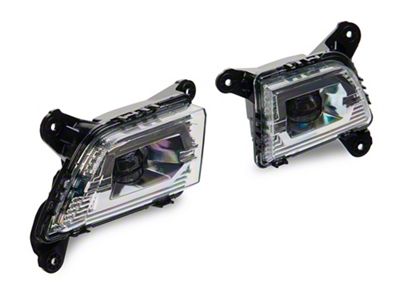 LED Fog Lights; Clear (19-23 Silverado 1500, Excluding ZR2)