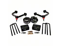 MotoFab 3-Inch Front / 2-Inch Rear Leveling Kit with Upper Control Arms (19-23 Sierra 1500, Excluding AT4 & Denali)