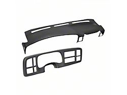 Dash Cover and Instrument Panel Cover Kit; Dark Gray (99-02 Sierra 1500 w/ Grab Handle)