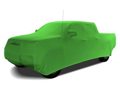 Coverking Satin Stretch Indoor Car Cover; Synergy Green (19-23 Silverado 1500 Double Cab w/ Non-Towing Mirrors)