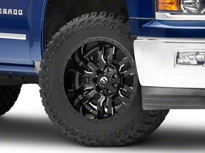 Fuel Wheels Sledge Gloss Black Milled 6-Lug Wheel; 20x9; 20mm Offset (14-18 Silverado 1500)