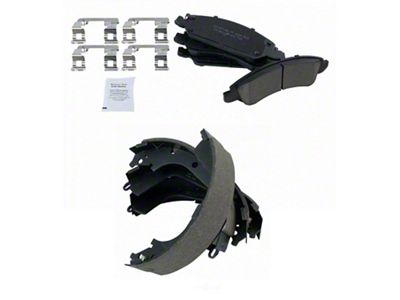 Ceramic Brake Pads; Front and Rear (09-13 Silverado 1500)