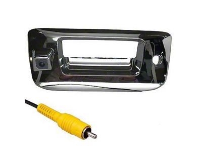 Master Tailgaters Tailgate Handle with Backup Reverse Camera; Chrome (07-13 Sierra 1500)